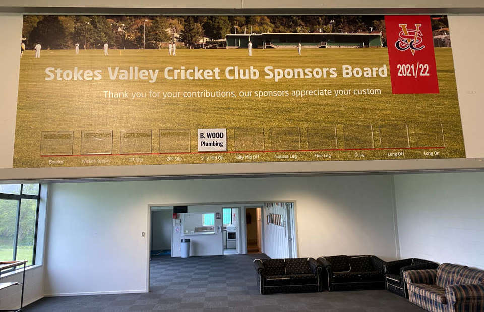 SVCC Sponsors Board